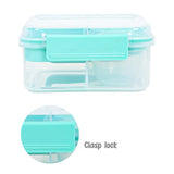 Hydrobrew 5 Compartment Convertible Bento Lunch Box 1250ml With Gravy Bowl 150ml - Green