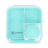 Hydrobrew 5 Compartment Convertible Bento Lunch Box 1250ml With Gravy Bowl 150ml - Green