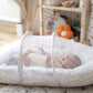 Babyjem Babynest with Mosquito Net -  Grey