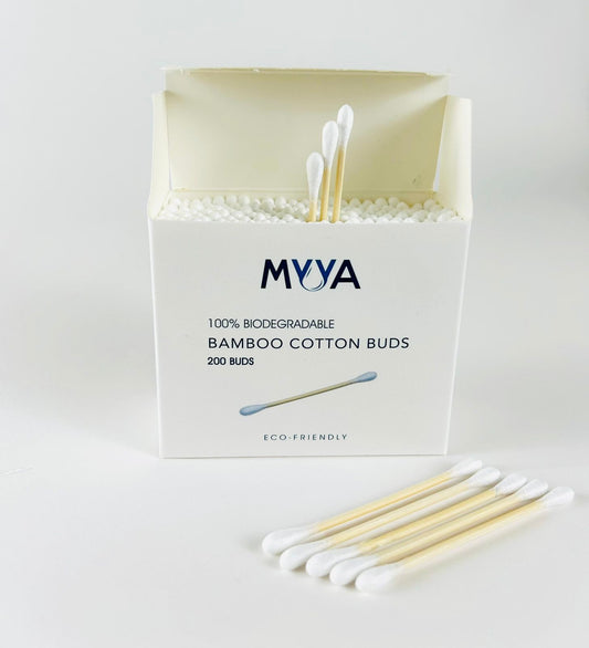 Myya Bamboo Cotton Earbuds - 200pcs