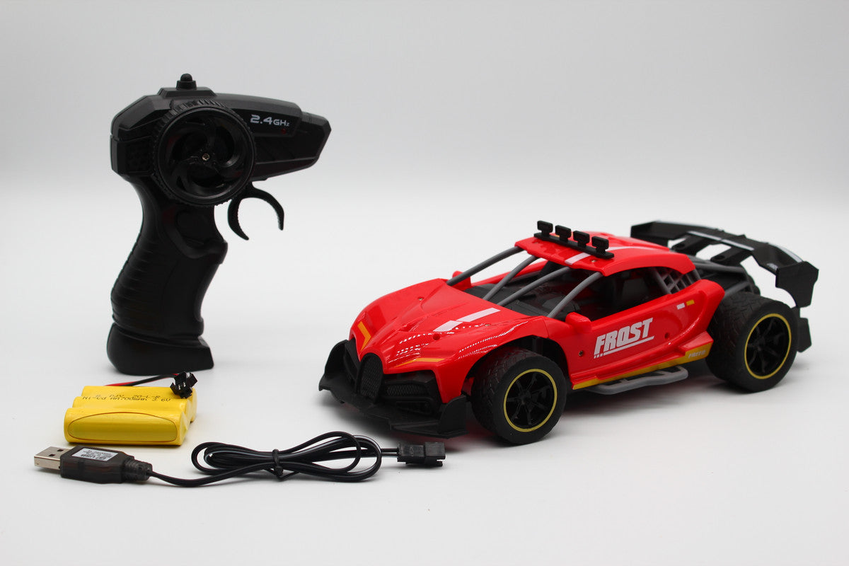 D-Power 1:16 Remote Control Alloy 4 Wheel Drive 2.4GHZ Racing Car - Red - Laadlee