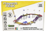 Magnetic Fields Magnetic Building Tracks With Electric Car - 113 Pcs