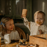 Frigg Lucky Symmetrical Silicone Baby Pacifier 0-6M, Honey Gold - Size 1 - Laadlee