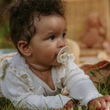 Frigg Moon Phase Silicone Baby Pacifier 6M-18M, 1Pack, Cream - Size 2 - Laadlee