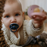 Frigg Round Latex Baby Pacifier 0M-6M Pack of 6 Endless Sea - Size 1