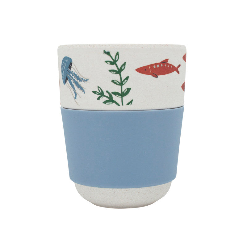 Sebra Bamboo Melamine Cup - Seven Seas - Laadlee