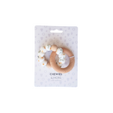 Chewies & More - Basic Rattle Mini My Flower - White