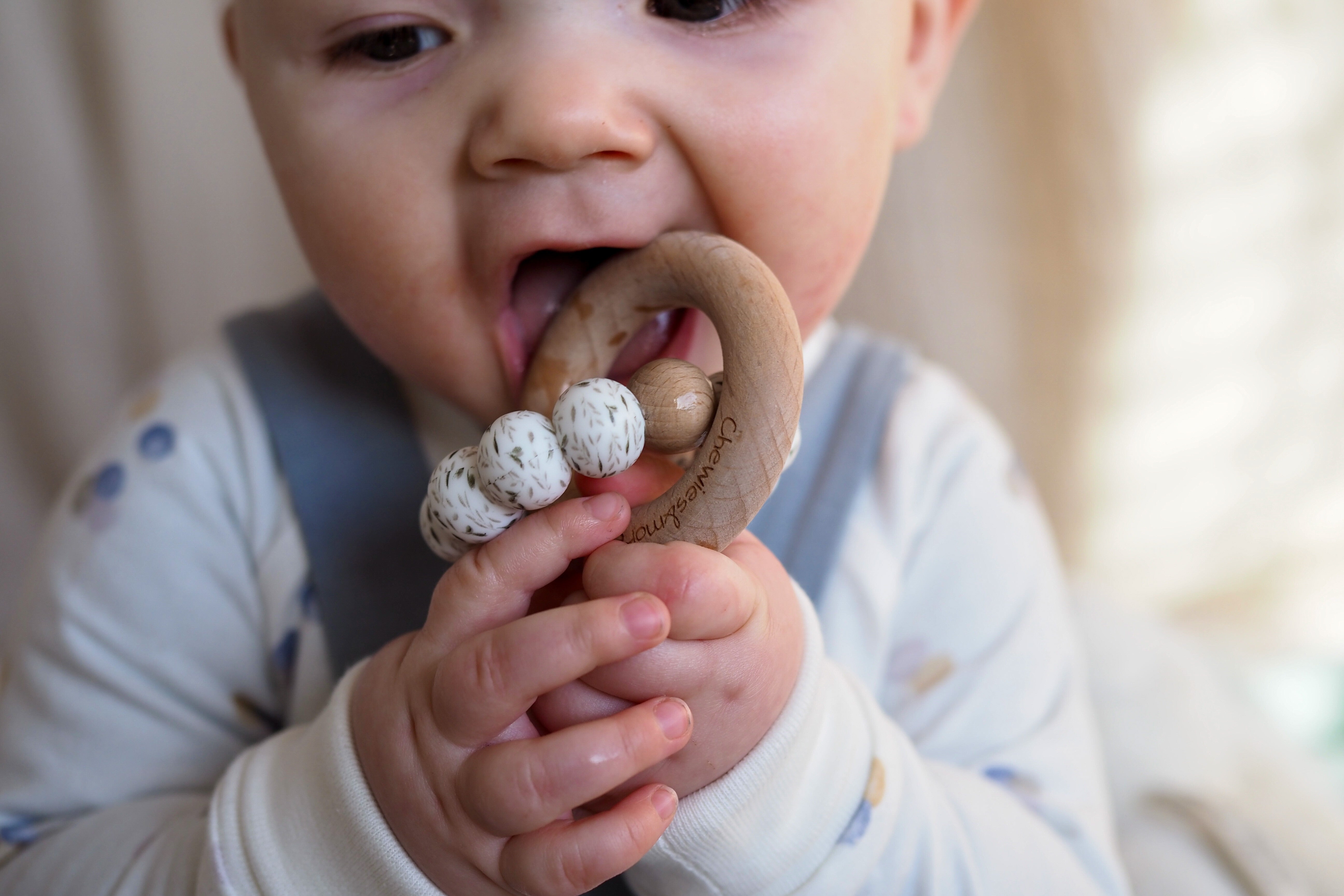 Twig Rattle Chewies & More - Basic Rattle Mini My Flower Twig - Green Online in UAE ...