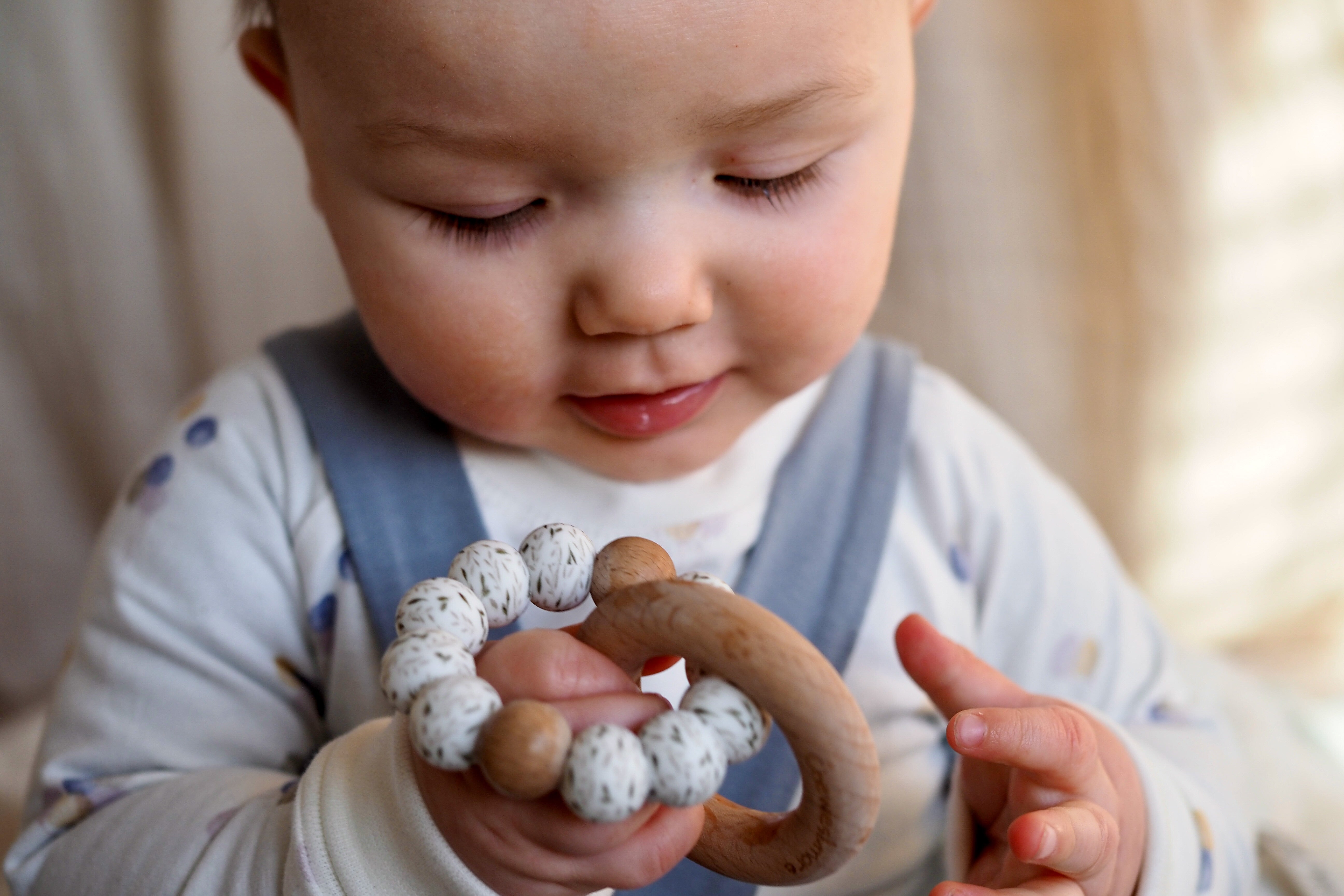 Twig Rattle Chewies & More - Basic Rattle Mini My Flower Twig - Green Online in UAE ...