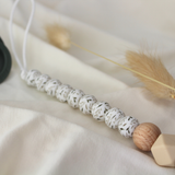 Chewies & More - Chewie Clip Silicone Beads My Flower - Twig