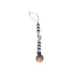 Chewies & More - Chewie Clip Silicone Leaf Beads - Sage
