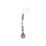 Chewies & More - Chewie Clip Silicone Leaf Beads - Sage