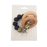 Chewies & More - Basic Chewie Rattle - Leopard/Black