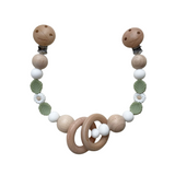 Chewies & More - Pram & Car Seat Tensioner/Chain - Daisy White