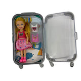 Stem Fashion Doll Suitcase With Accessories - 1 Pc (Color May Vary)