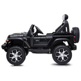 Jeep Licensed Battery Operated Rideon Car 12V - Black
