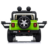 Jeep Licensed Battery Operated Rideon Car 12V - Green