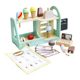 Little Angel Kids Wooden Ice Cream Shop Play Set