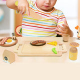 Little Angel Kids Wooden Breakfast Set