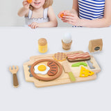 Little Angel Kids Wooden Breakfast Set