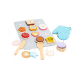 Little Angel Kids Wooden Cookie Baking Playset