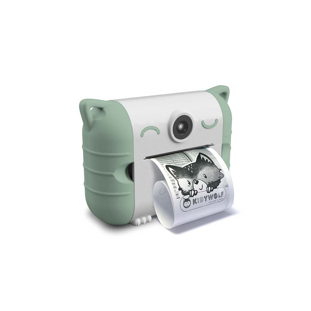 KidyWolf Kidy Print Thermal Printing Camera - Green