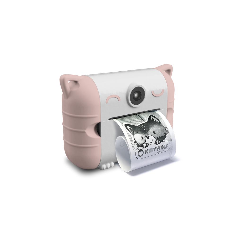 KidyWolf Kidy Print Thermal Printing Camera - Pink