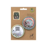 Lassig Patches Set DIY 2pcs - Blue / Mint