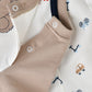 Elegant Kids Baby Boy 'Busy Growing' Bear Sweatshirt and Jogger Set