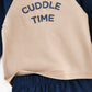 Elegant Kids Baby 2 Pcs Set - Cuddle Time Design - Beige & Navy