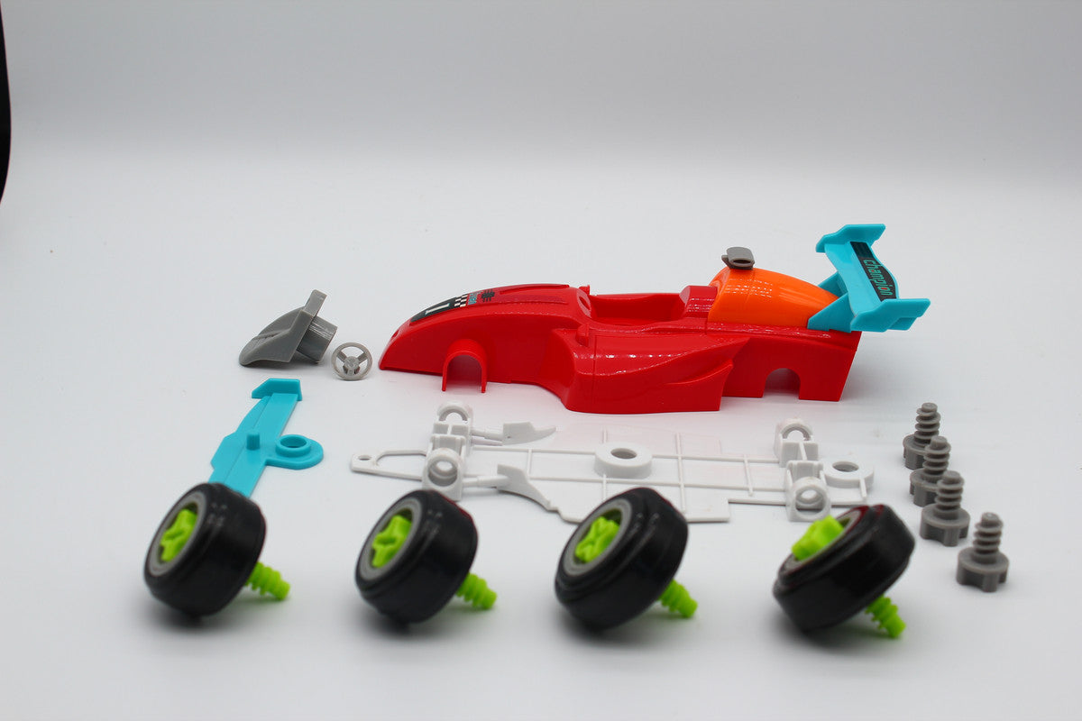 D-Power DIY Smart Wheels Race Car - Red - Laadlee