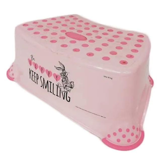 keeeper-disney-looney-tunes-step-stool-with-anti-slip-function-light-pink-1