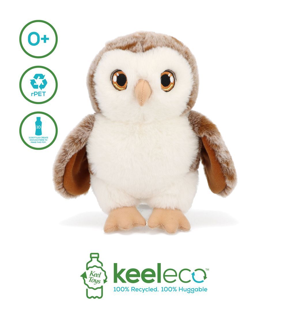 keel-toy-keeleco-owl-18cm-1pc-assorted-3
