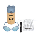 Ki ET LA Sunglasses Ourson - Silver Blue - Laadlee