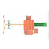 Kiddoro Playful Peaks Swing Set