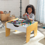 Kidkraft 2-in-1 Activity Table with Board - Gray & Natural