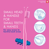 Curaprox Kids Toothbrush - Pink (Age 4-12Y)