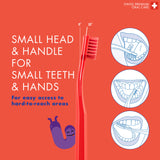 Curaprox Kids Toothbrush - Red (Age 4-12Y)