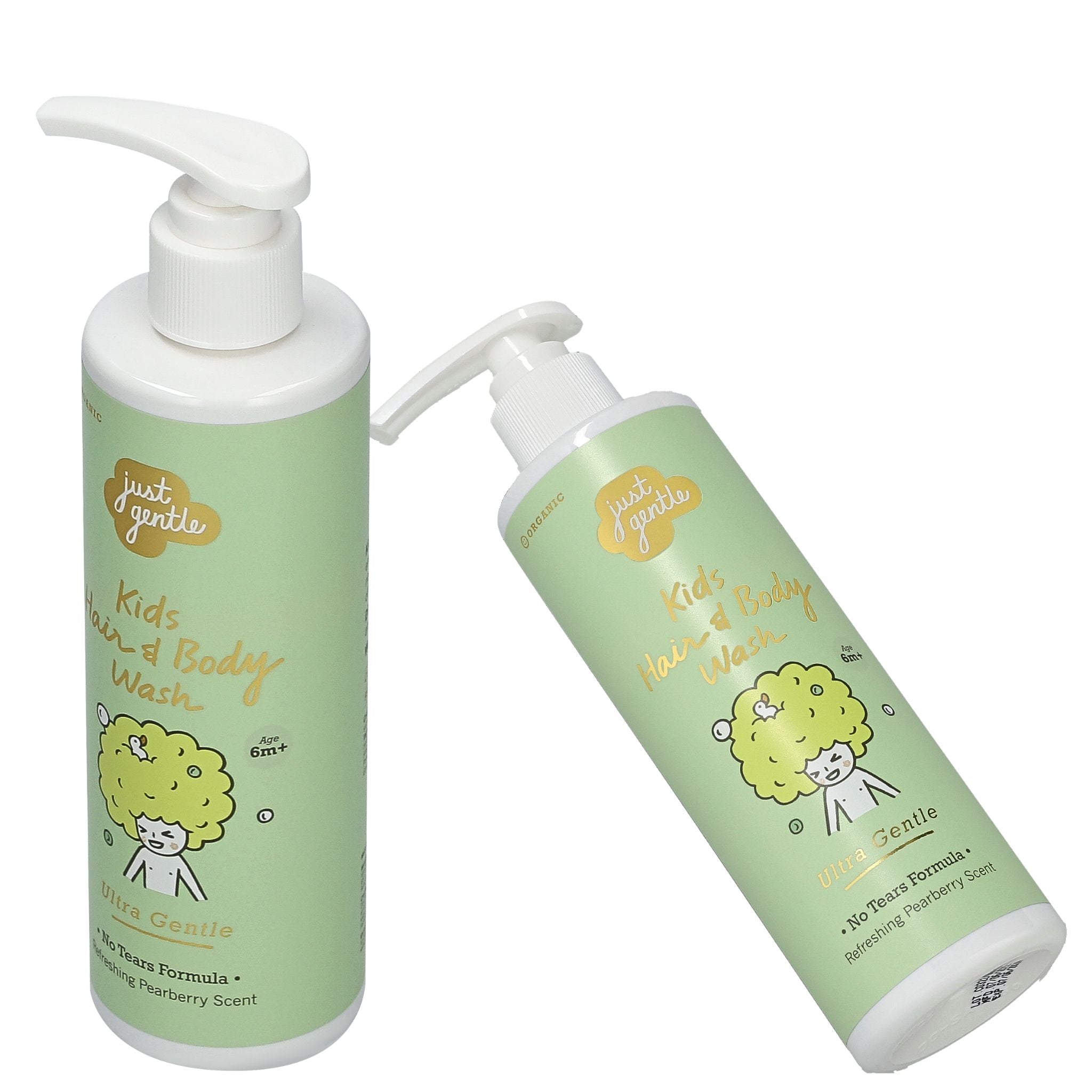 Just Gentle Kids Hair & Body Wash - Ultra Gentle - 200ml - Laadlee