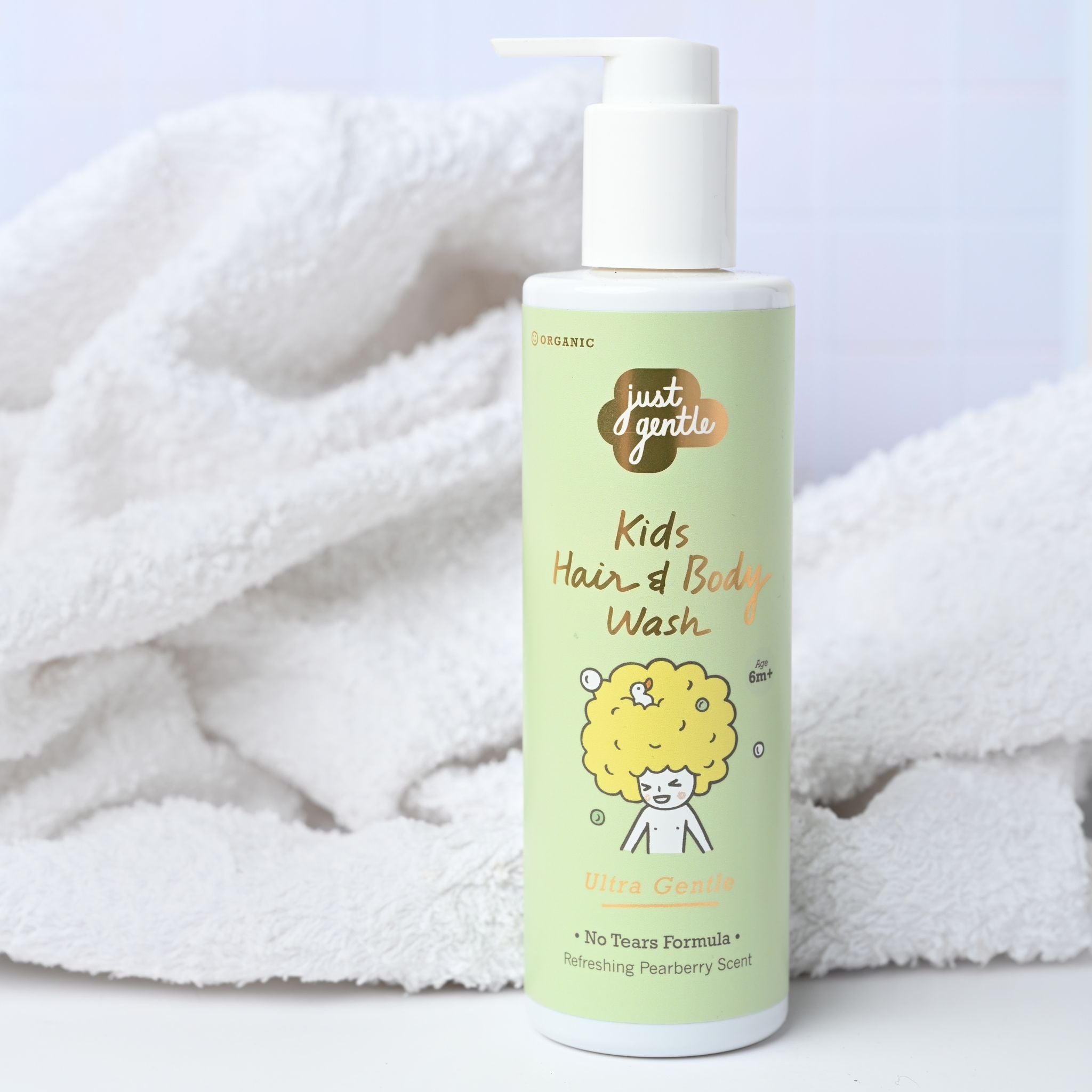 Just Gentle Kids Hair & Body Wash - Ultra Gentle - 200ml - Laadlee