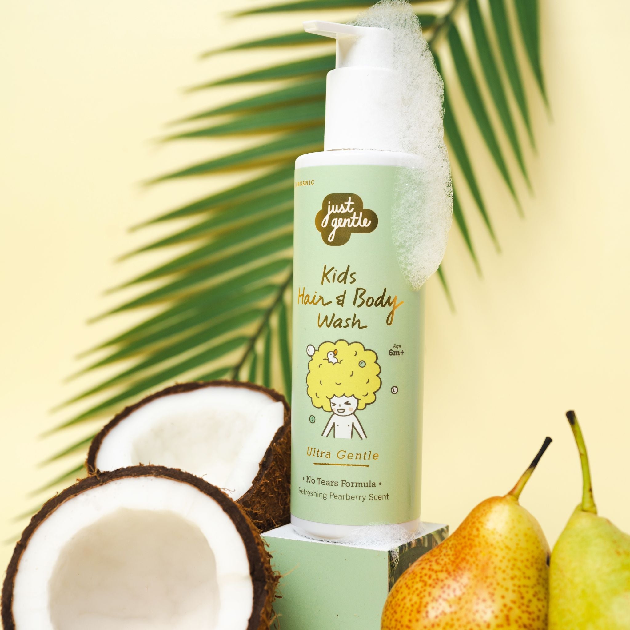 Just Gentle Kids Hair & Body Wash - Ultra Gentle - 200ml - Laadlee