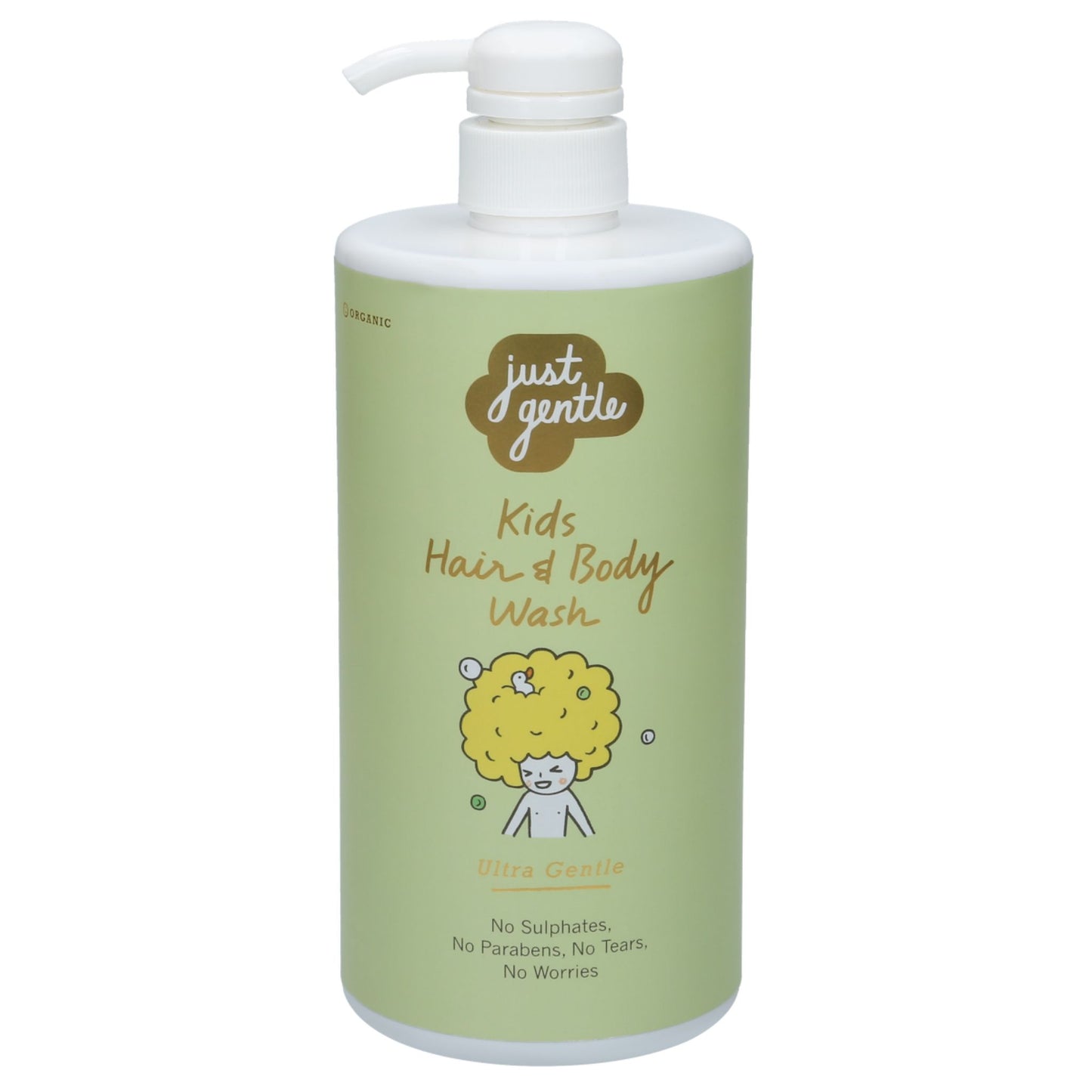 Just Gentle Kids Hair & Body Wash - Ultra Gentle - Jumbo Size - 900ml