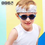 Ki ET LA Kids Sunglasses Crazyg - Zag Round - Blue - Laadlee