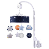 Konig Kids Baby Crib Musical Mobile with Stars, Moon & Hanging Toys