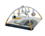 Konig Kids Baby Play Gym Mat with Elephant Theme & Hanging Toys
