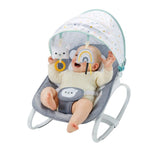 Konig Kids Baby Rocker Bouncer with Canopy, Toys & Soft Padding
