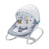 Konig Kids Baby Rocker Bouncer with Canopy, Toys & Soft Padding