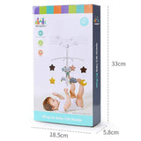 Konig Kids Bed Bell Racoon Mobile Plush & Hanging Toy