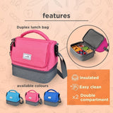 Lunchbots Duplex Lunch Bag - Pink