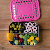 Lunchbots Medium Quad Bento Lunchbox 600ml - Pink